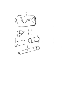 Vacuum Assembly Diagram and Parts List for BV200 Type 2 RECON Weed Eater Leaf Blower / Vacuum